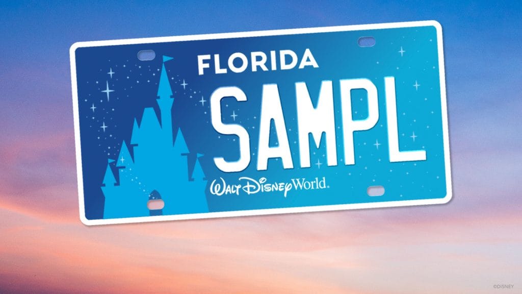A Walt Disney World License Plate is Now Available