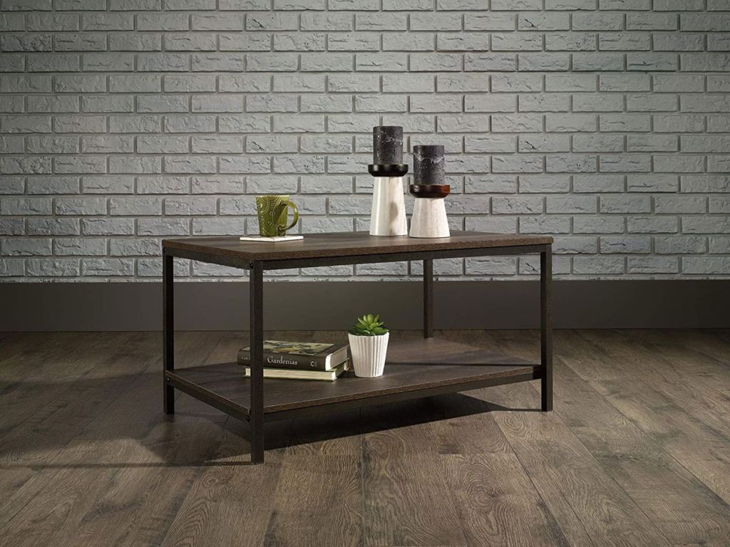 Sauder North Avenue Coffee Table, Smoked Oak finish