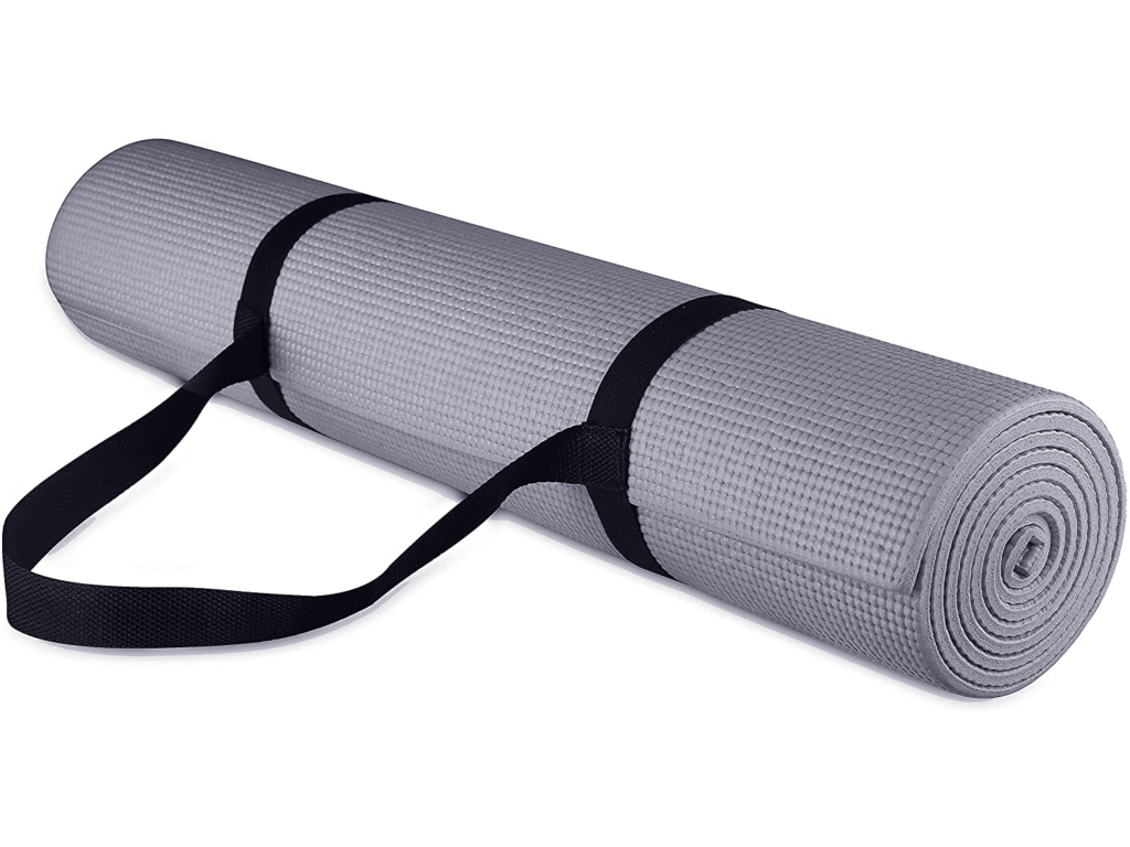 Balance From GoYoga All-Purpose 1/4-Inch High Density Anti-Tear Exercise Yoga Mat with Carrying Strap