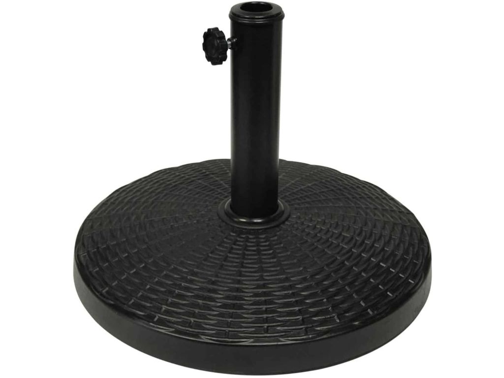 Blissun 22 lbs Heavy Duty Patio Market Umbrella Base Stand (16.5")