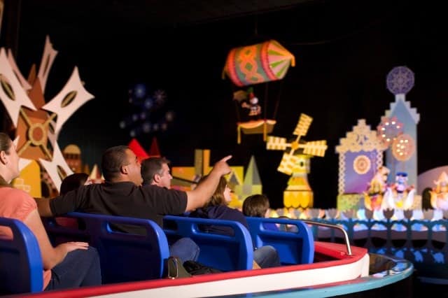 it's a small world time, disney rides, disney attractions