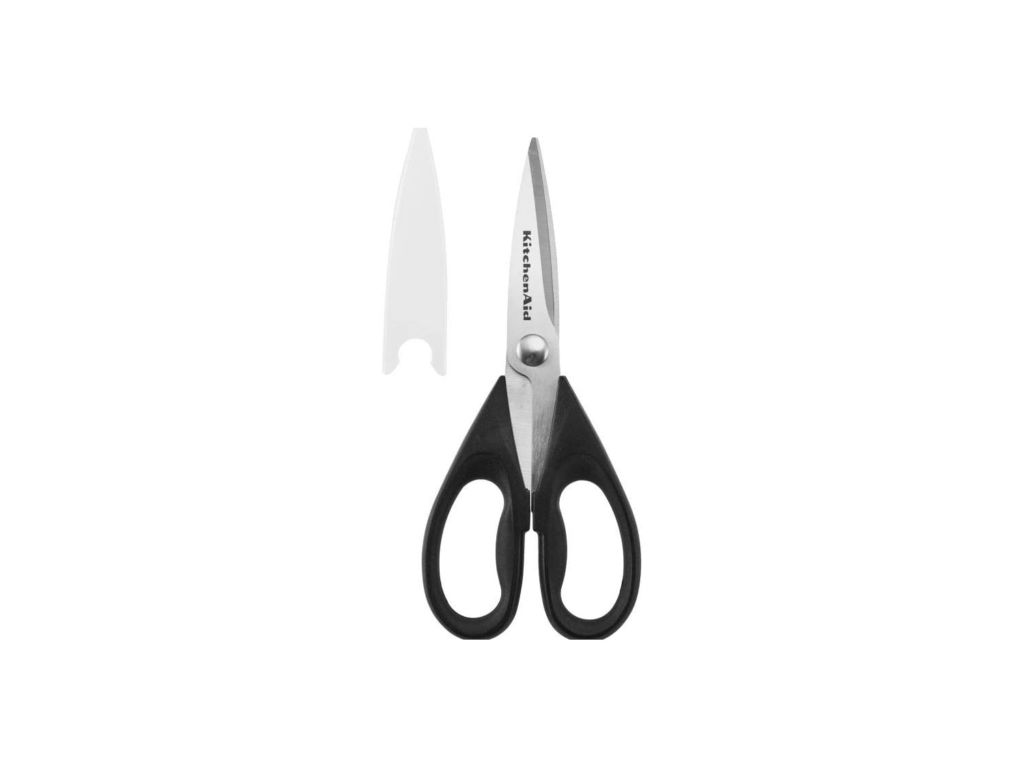 KitchenAid All Purpose Shears with Protective Sheath, 8.72-Inch, Black