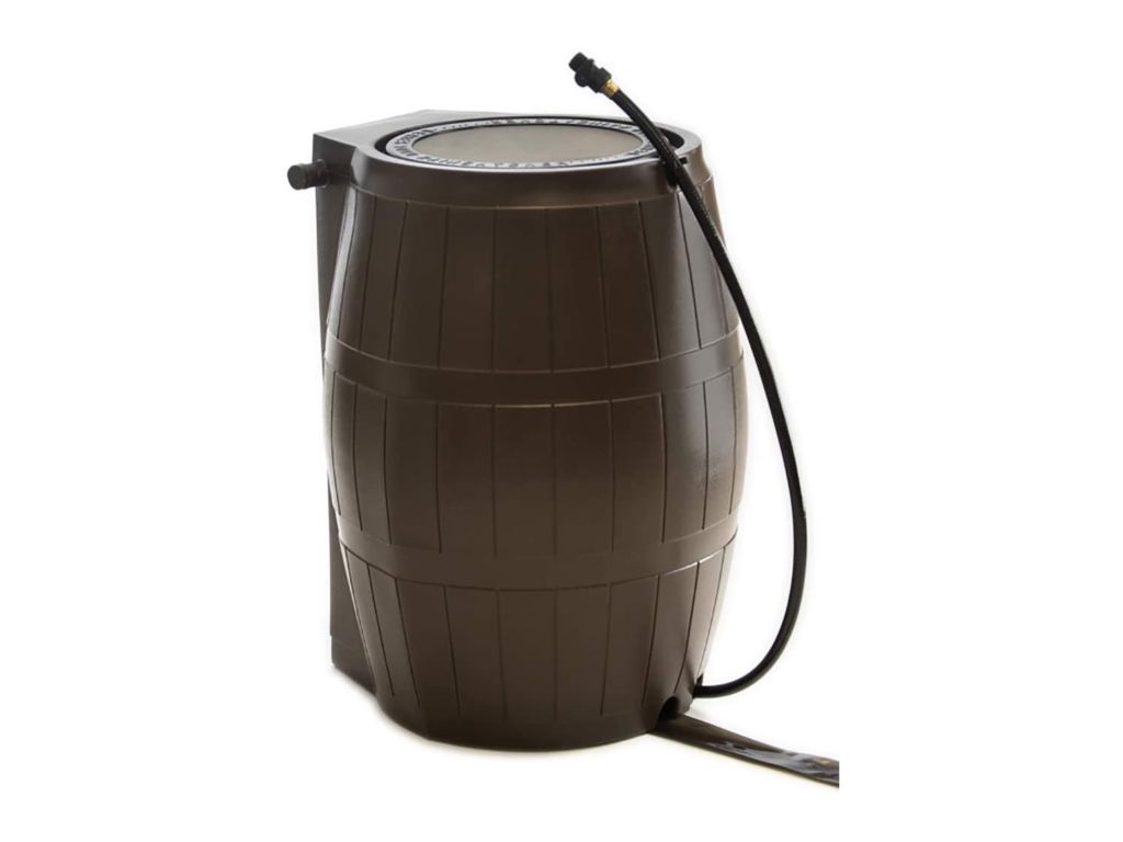 FCMP Outdoor Rain Catcher RC4000 Rain Barrel, 50 Gallon