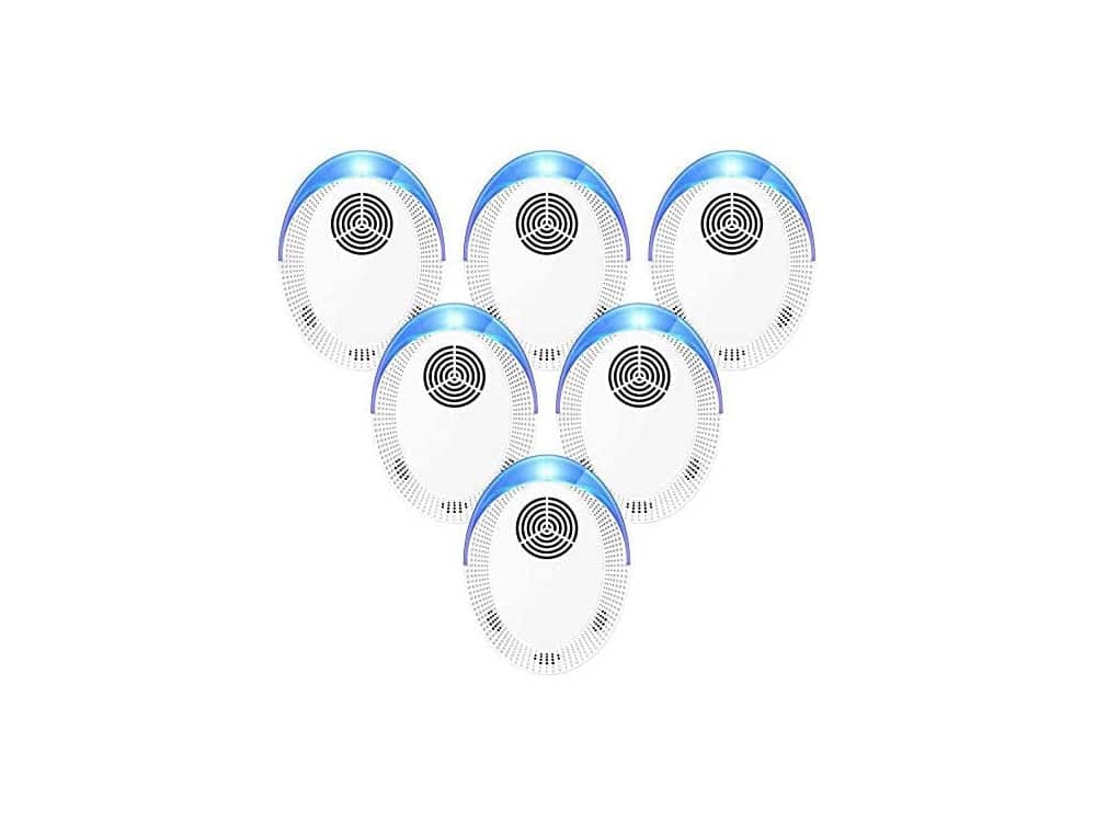 Bocianelli Ultrasonic Pest Repeller 6 Pack, Pest Control Set of Electronic Plug in Indoor for Pests