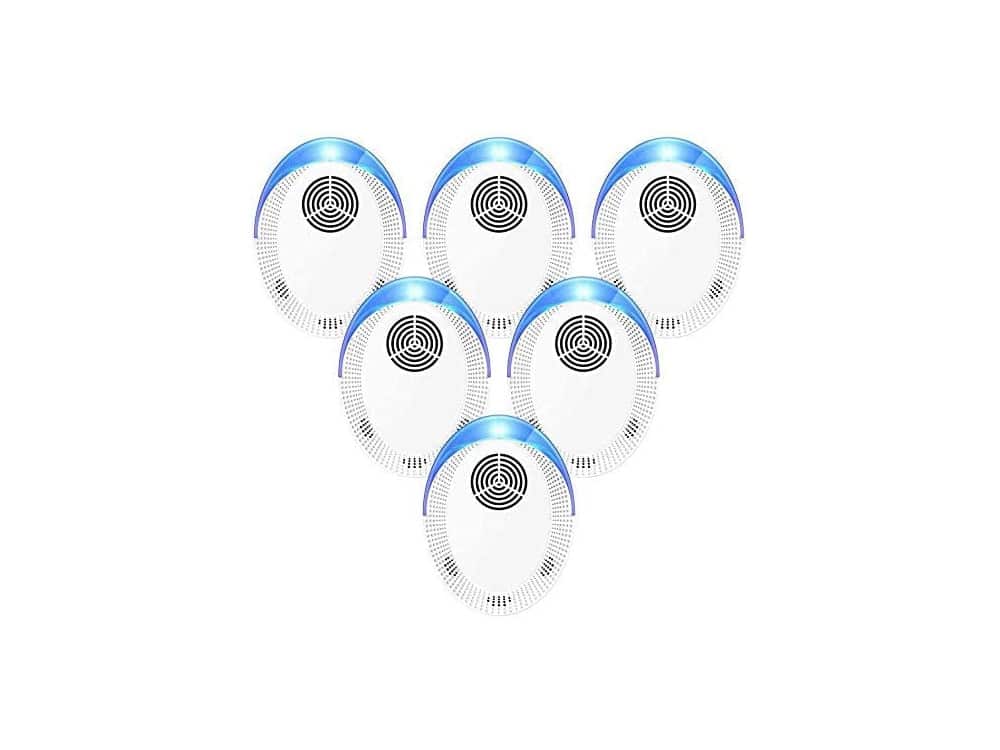 Bocianelli Ultrasonic Pest Repeller 6 Pack, Pest Control Set of Electronic Plug in Indoor for Pests