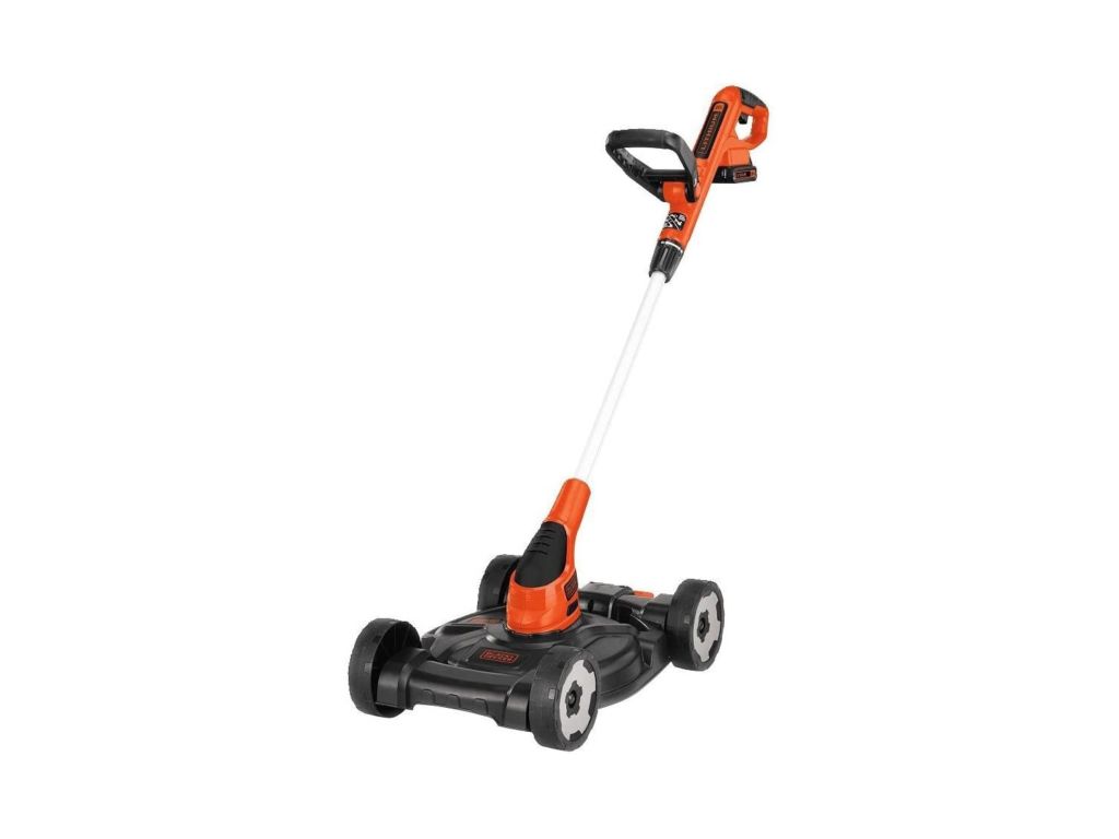 BLACK+DECKER 3-in-1 Lawn Mower, String Trimmer and Edger, 12-Inch (MTC220)