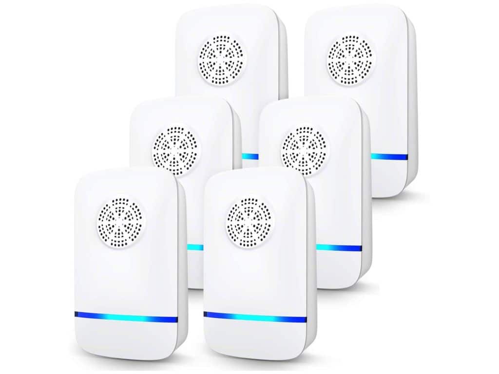 Ultrasonic Pest Repeller, 6 Packs, Electronic Indoor Pest Repellent Plug in for Mosquito, Mice, Roach, Spider, Insects