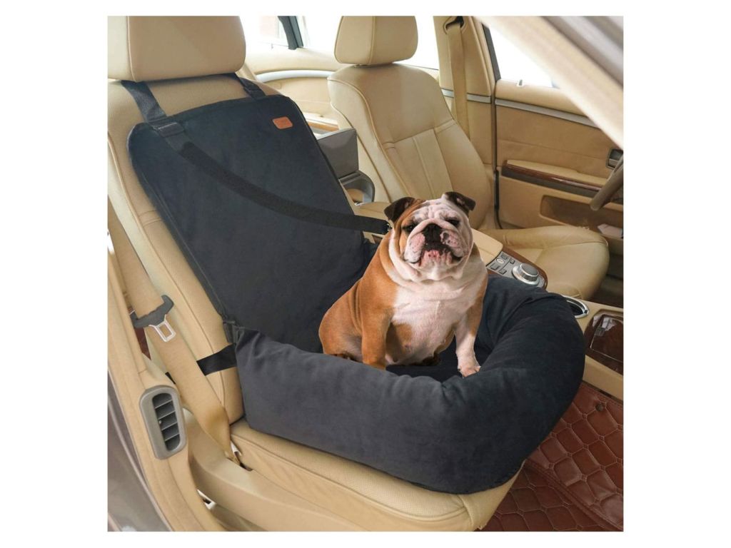 BOCHAO Dog Car Seat Pet Booster Seat Pet Travel Safety Car Seat, The Dog seat Made of Materials is Safe and Comfortable, and can be Disassembled for Easy Cleaning
