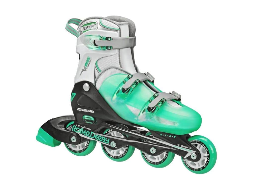 Roller Derby Women's V-Tech 500 Button Adjustable Inline Skate