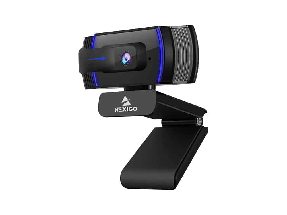 2021 AutoFocus 1080p Webcam with Stereo Microphone and Privacy Cover, NexiGo N930AF FHD USB Web Camera, for Streaming Online Class, Compatible with Zoom/Skype/Facetime/Teams, PC Mac Laptop Desktop