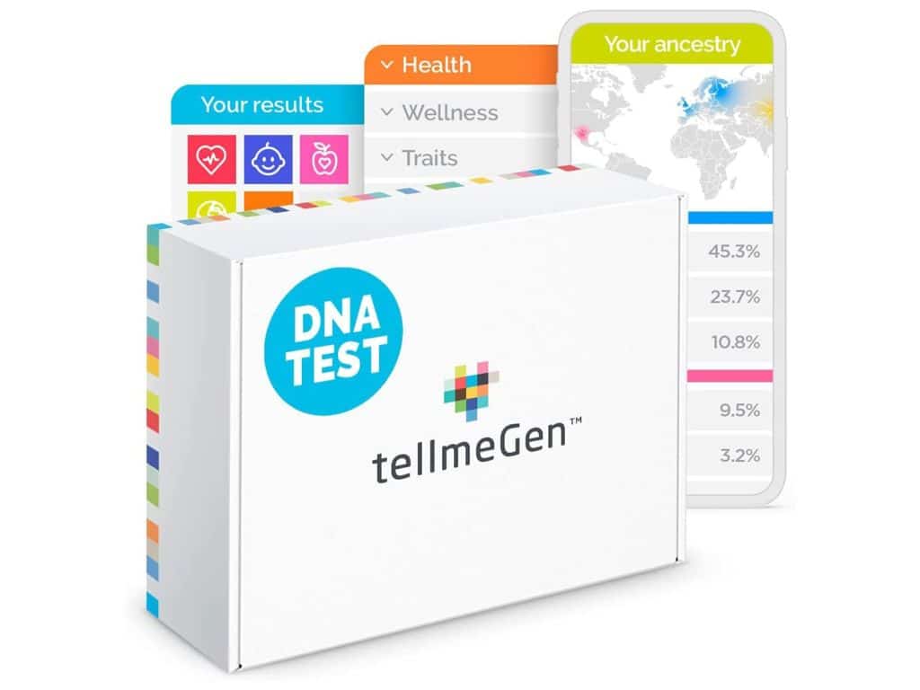 DNA Test Kit tell me Gen | 410+ Reports | Health + Ethnicity (Ancestry Composition) + Genetic Carrier Status + Personal Wellness + Traits That Make You Unique | Genetic Testing Kit (DNA Test)