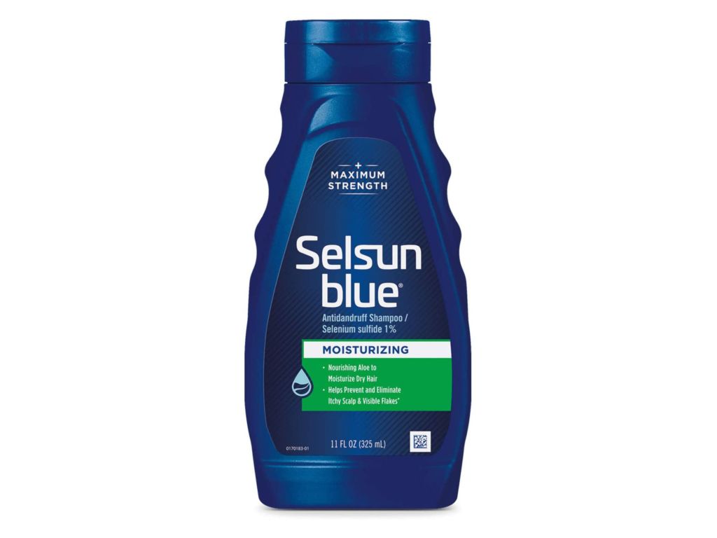 Selsun Blue Moisturizing with Aloe Dandruff Shampoo, 11 Fl Oz, Pack of 1