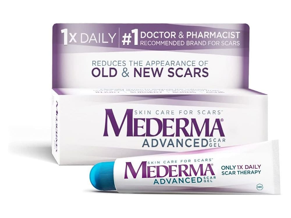 Mederma Advanced Scar Gel - 1x Daily: Use less, save more - Reduces the Appearance of Old & New Scars - #1 Doctor & Pharmacist Recommended Brand for Scars - 0.7 ounce