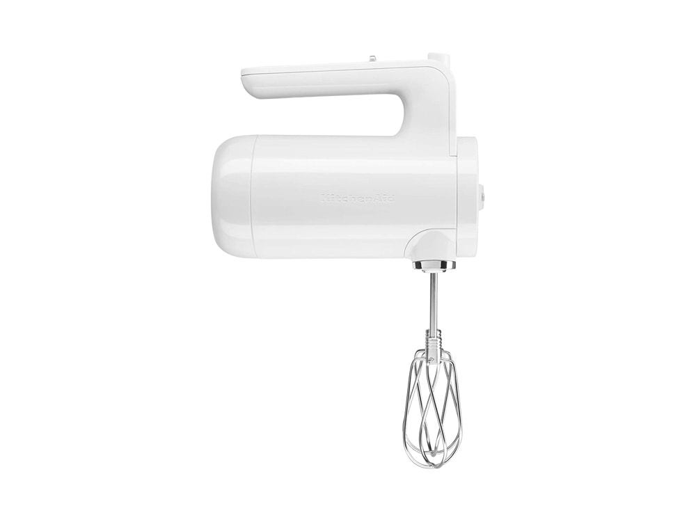 KitchenAid KHMB732WH Cordless Hand Mixer, 7 Speed, White