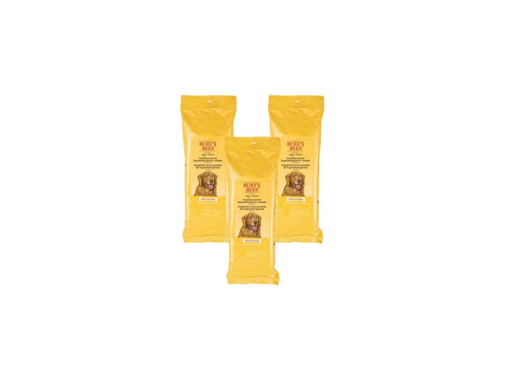 Burt's Bees for Pets For Dogs Multipurpose Grooming Wipes | Puppy and Dog Wipes For Cleaning, 50 Count - 3 Pack, White (FF7488AMZ3)