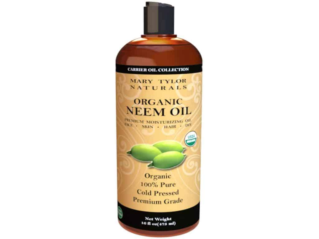 Organic Neem Oil (16 oz), USDA Certified, Cold Pressed, Unrefined, Premium Quality, 100% Pure Great for Skincare and Hair Care by Mary Tylor Naturals