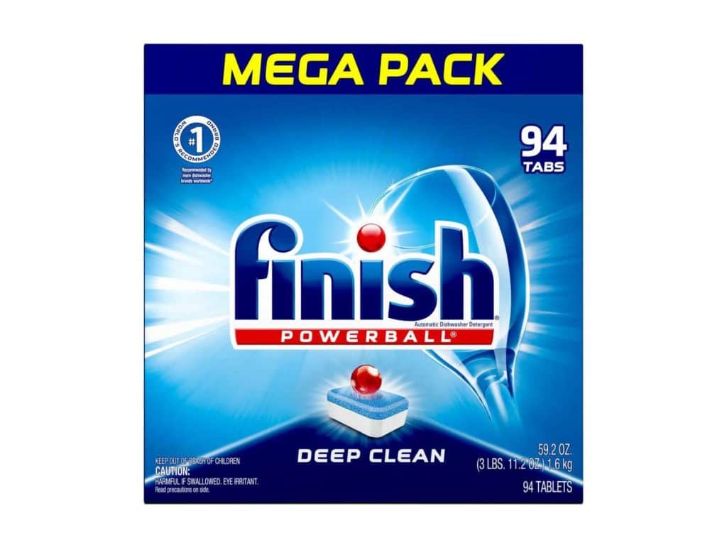 Finish All in 1, Dishwasher Detergent - Powerball - Dishwashing Tablets - Dish Tabs, Fresh Scent, 94 Count Each