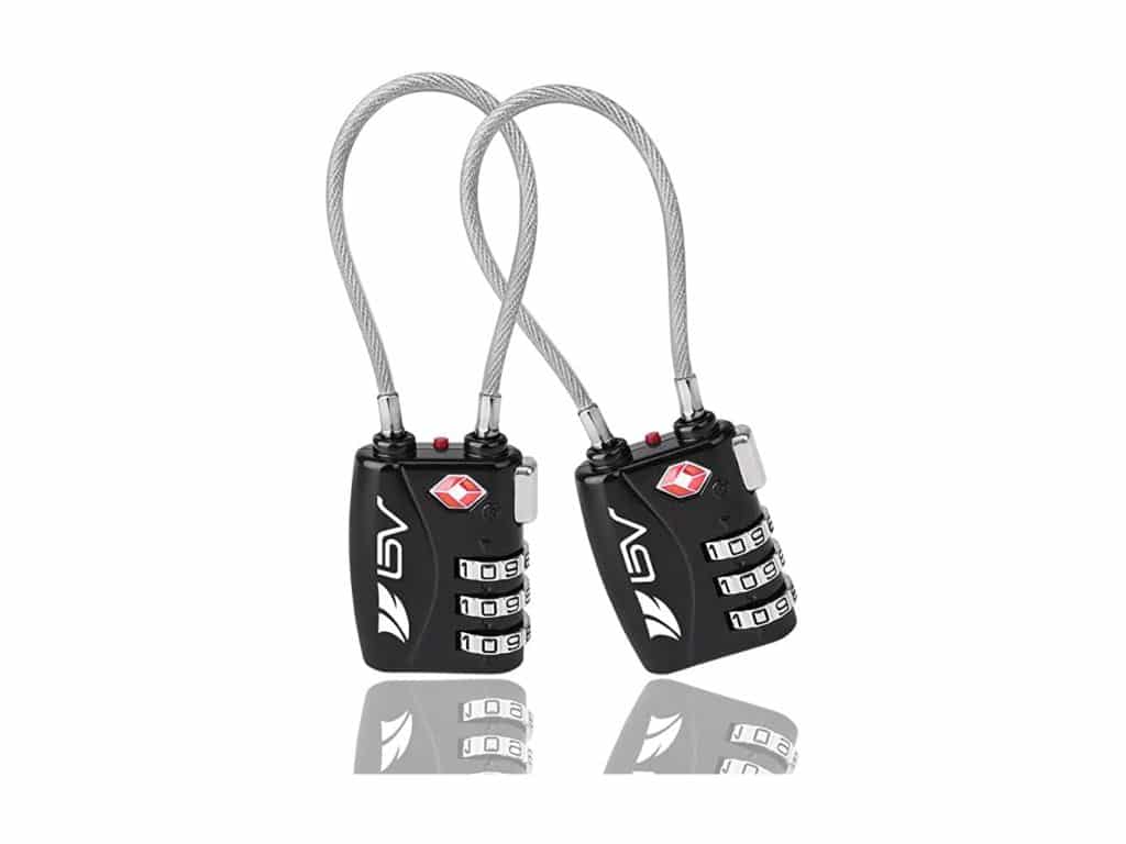 TSA Approved Luggage Travel Lock, Set-Your-Own Combination Lock for School Gym Locker, Luggage Suitcase Baggage Locks, Filing Cabinets, Toolbox, Case
