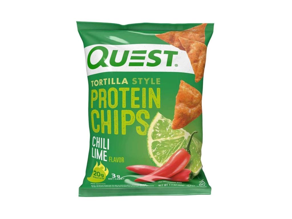 Quest Nutrition Tortilla Style Protein Chips, Chili Lime, Baked, 1.1 Ounce (12 Count)