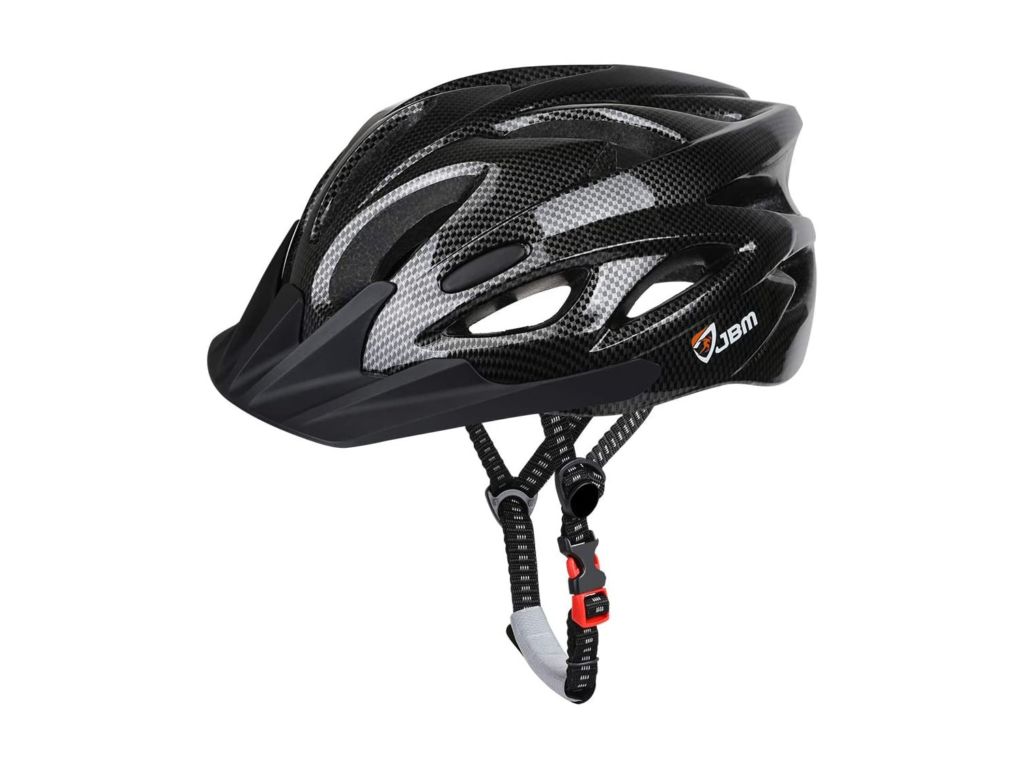 JBM Adult Cycling Bike Helmet for Men Women (18 Colors) Black/Red/Blue/Pink/Silver Adjustable Lightweight Helmet with Reflective Stripe and Removal