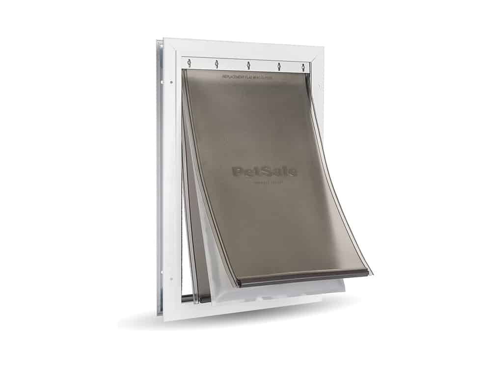 PetSafe Extreme Weather Dog and Cat Door - Aluminum or Plastic Pet Door - Small, Medium, Large and X-Large