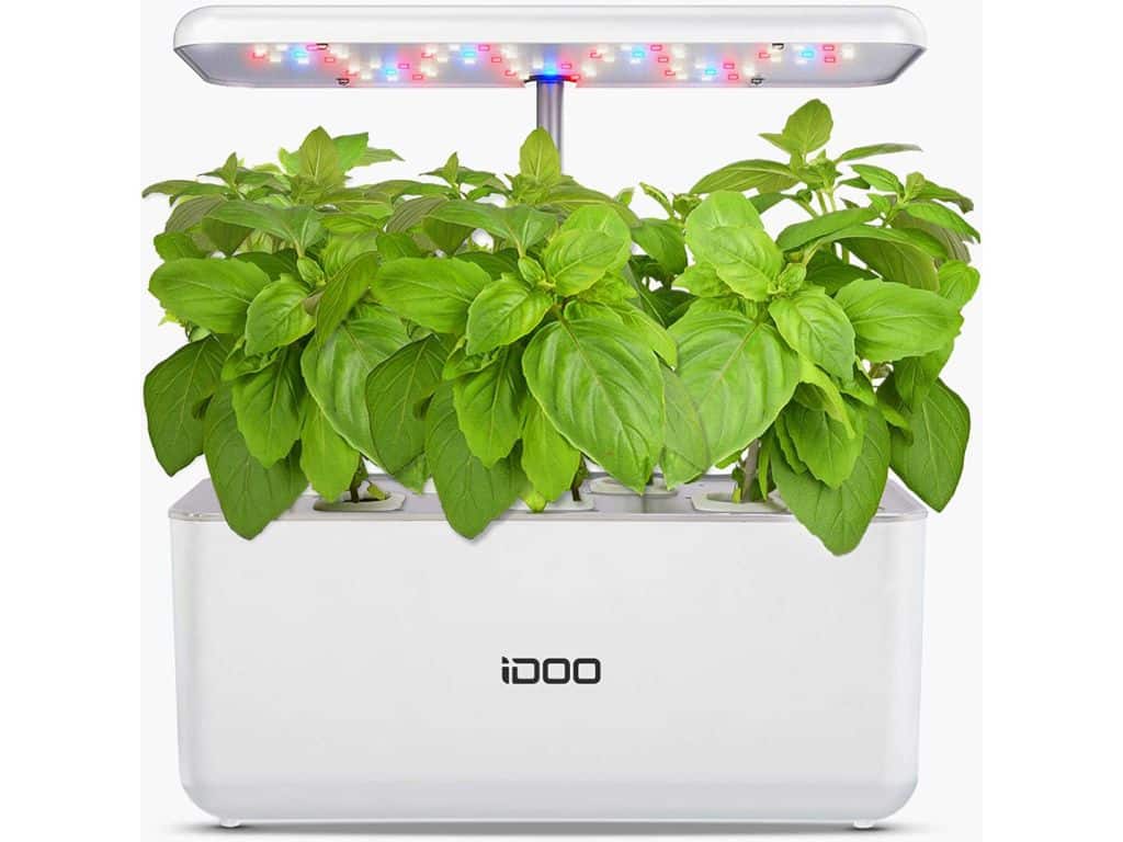 Hydroponics Growing System, Indoor Garden Starter Kit with LED Grow Light, Automatic Timer Germination Kit, Height Adjustable (7 Pods)
