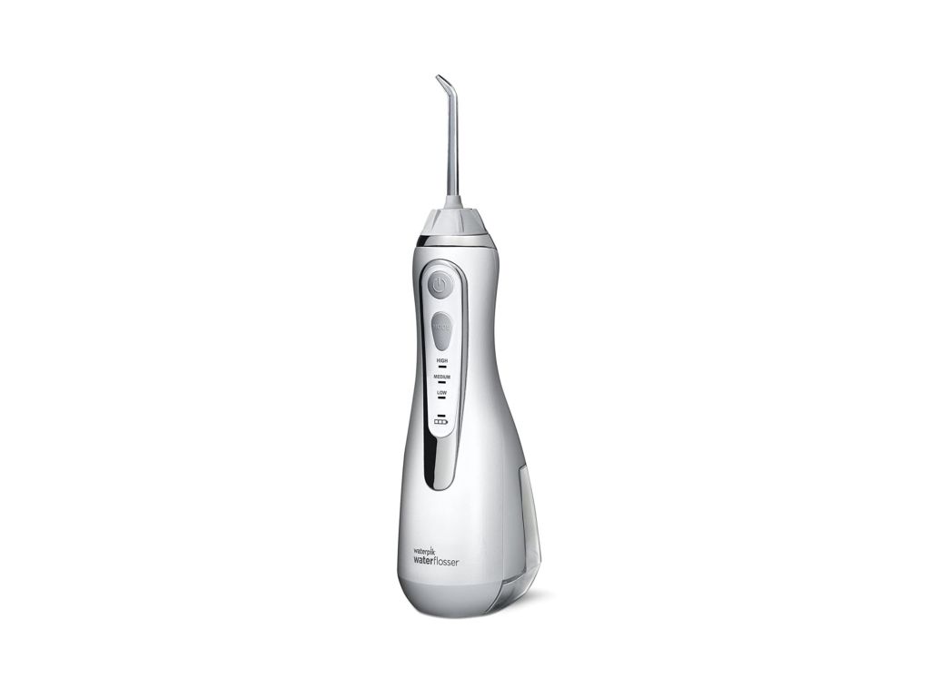 Waterpik Cordless Water Flosser Rechargeable Portable Oral irrigator for Travel & Home – Cordless Advanced, Wp-560 White