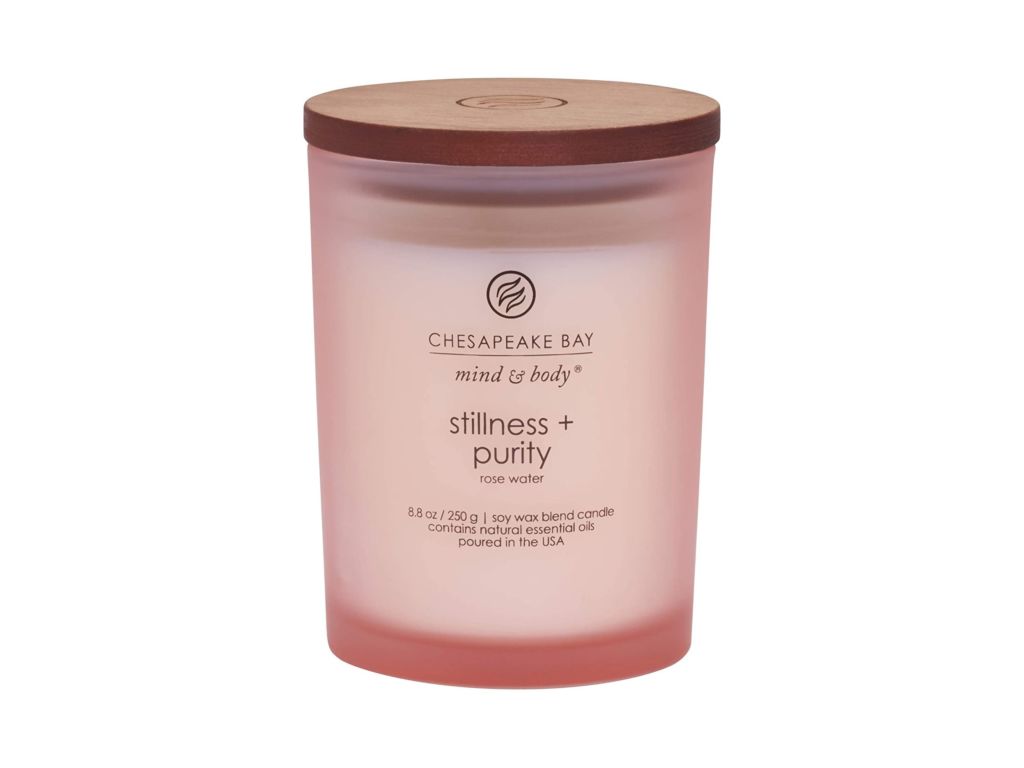 Chesapeake Bay Candle Scented Candle, Stillness + Purity (Rose Water), Medium