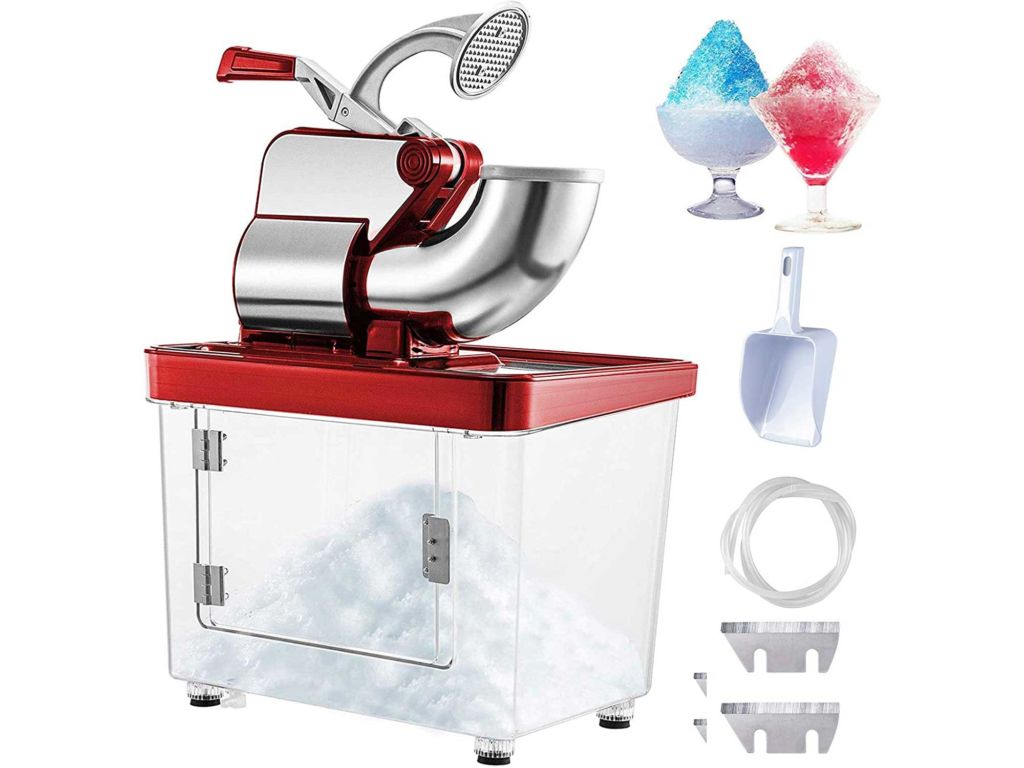 Its food-grade blades, 9gallon box capacity and sturdy design will give you long-term use and deliver quality results.