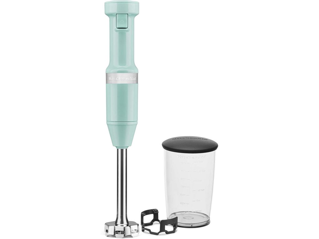 KitchenAid KHBV53IC Variable Speed Corded Hand Blender, Ice, 8 In
