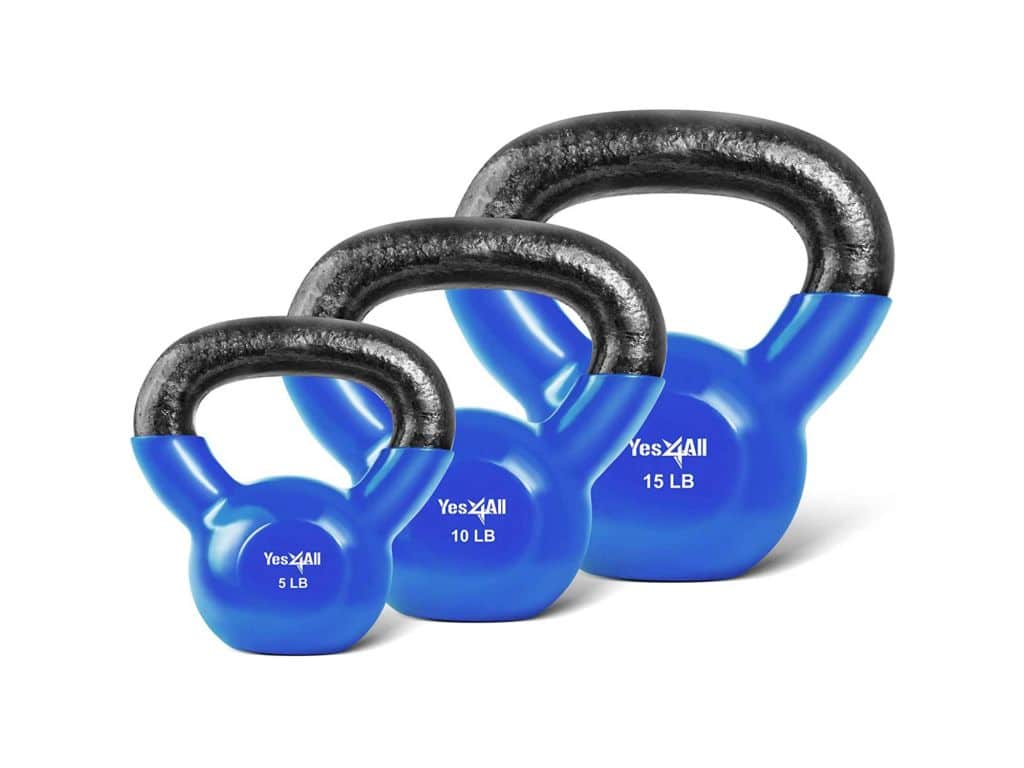 Yes4All Combo Coated Kettlebell Set of Weights