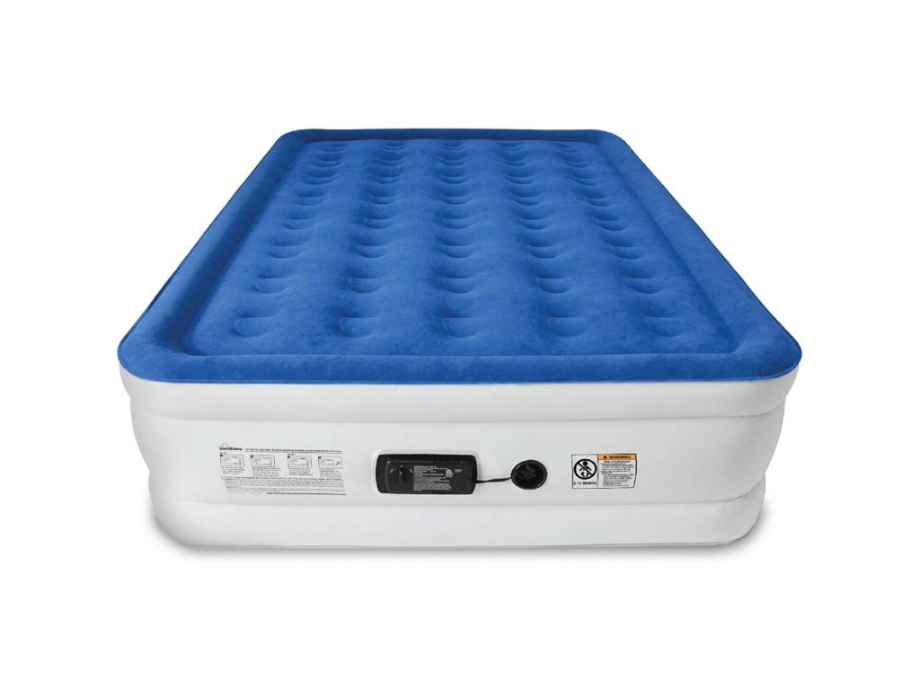 SoundAsleep Dream Series Air Mattress with ComfortCoil Technology & Internal High Capacity Pump - Queen Size