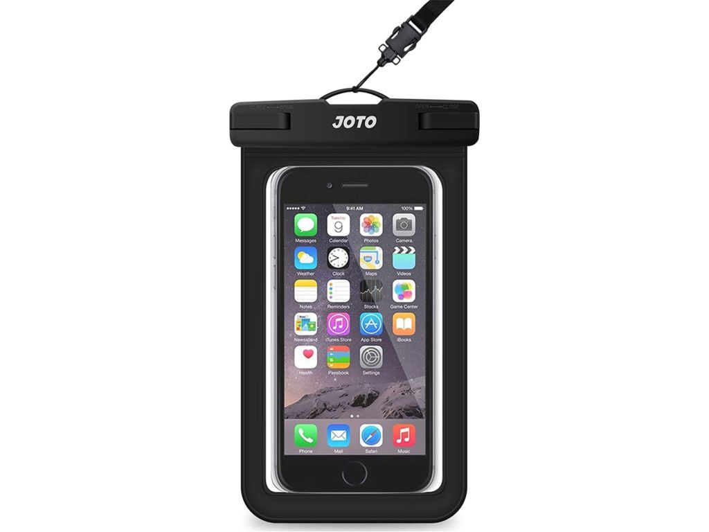 JOTO Universal Waterproof Pouch Cellphone Dry Bag Case for iPhone 12 Pro Max 11 Pro Max Xs Max XR X 8 7 6S Plus SE, Galaxy S20 Ultra S20+ S10 Plus S10e /Note 10+ 9, Pixel 4 XL up to 6.9" -Black