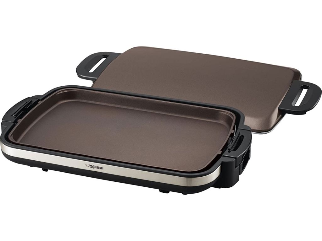 Zojirushi EA-DCC10 Gourmet Sizzler Electric Griddle, Stainless Brown