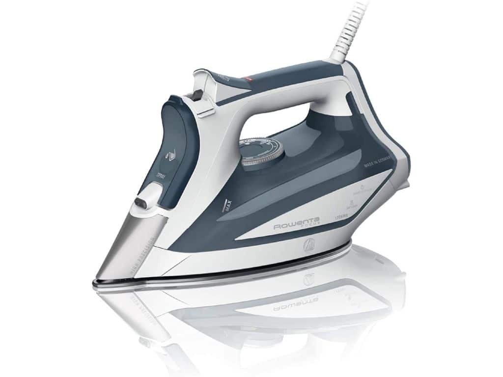 Rowenta Professional DW5280 1725-Watts Steam Iron with Stainless Steel Soleplate, Blue