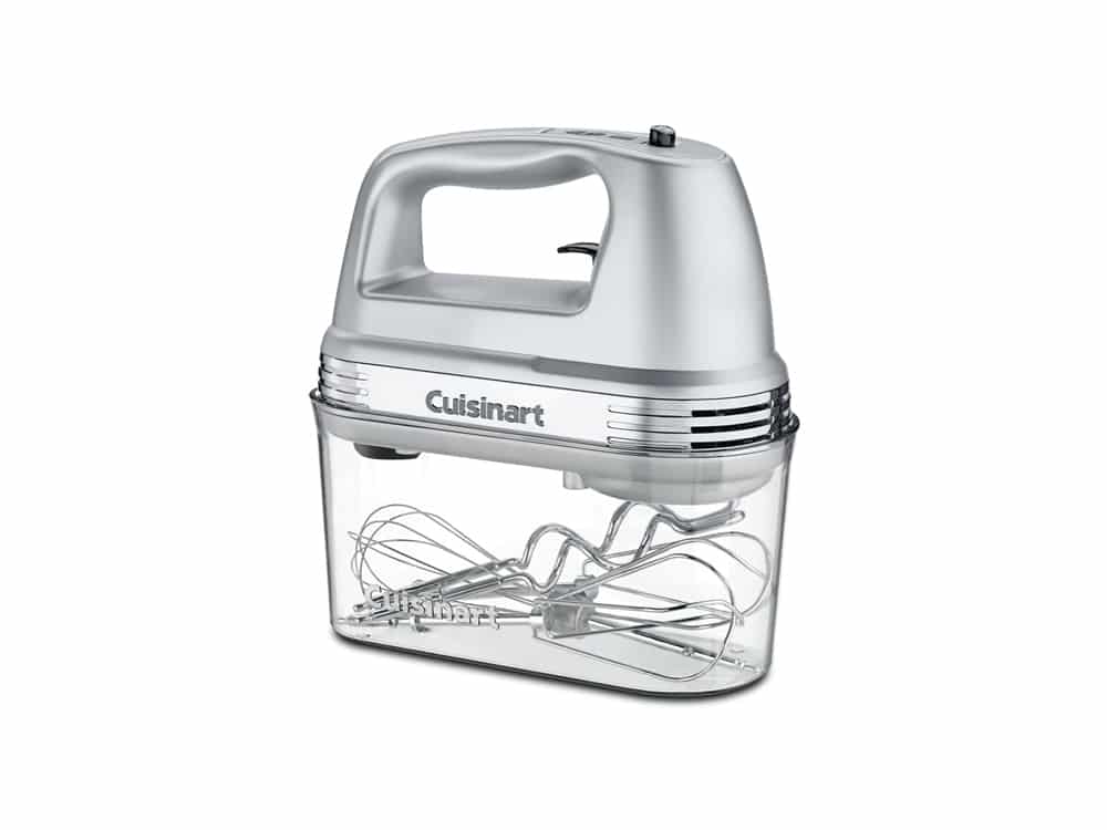 Cuisinart HM-90BCS Power Advantage Plus 9-Speed Handheld Mixer with Storage Case, Brushed Chrome