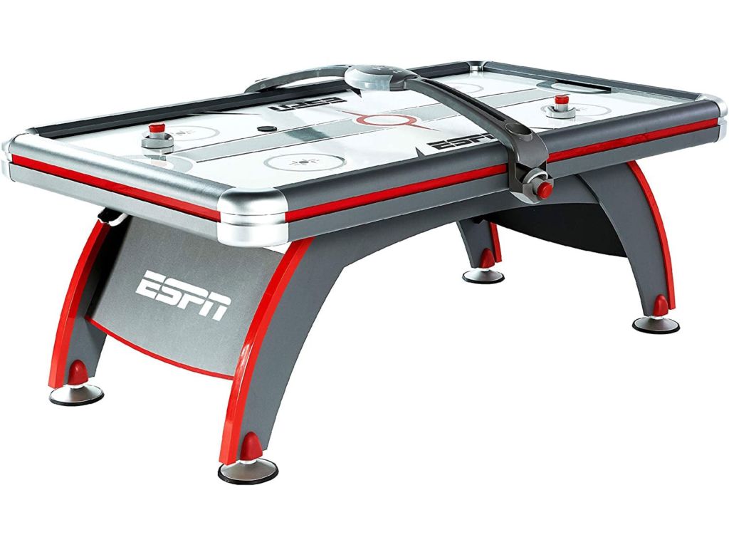 ESPN Sports Air Hockey Game Table: Indoor Arcade Gaming Set with Electronic Score System and Sound Effects - Available in Multiple Styles