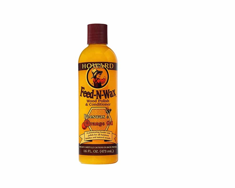 Howard Products FW0016 Wood Polish & Conditioner, 16 oz, Orange, 16 Fl Oz