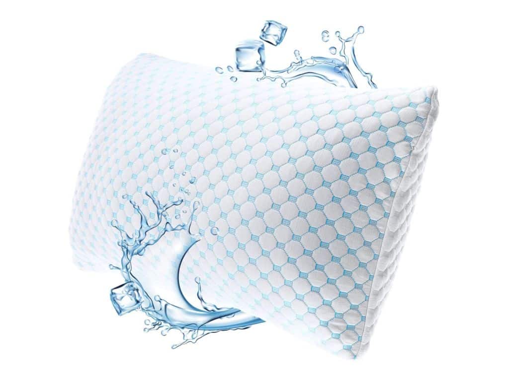 Ice Silk and Gel Infused Memory Foam Pillow
