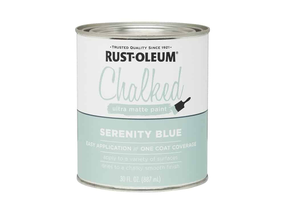 Rust-Oleum, Serenity Blue 285139 Ultra Matte Interior Chalked Paint 30 Oz Can