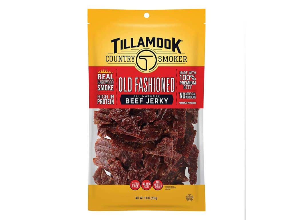 Tillamook Country Smoker Real Hardwood Smoked Beef Jerky, Old Fashioned, 10 Ounce