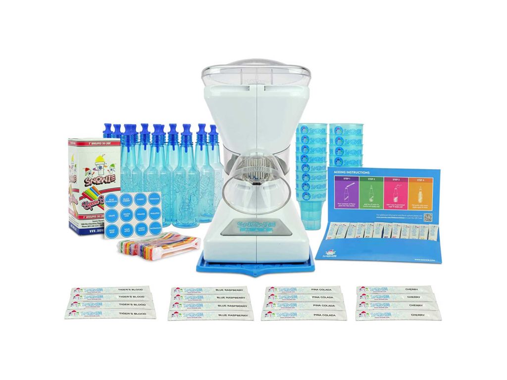 Try a new twist on the lemonade stand. This kit has everything you need to get started with a friendly little business.