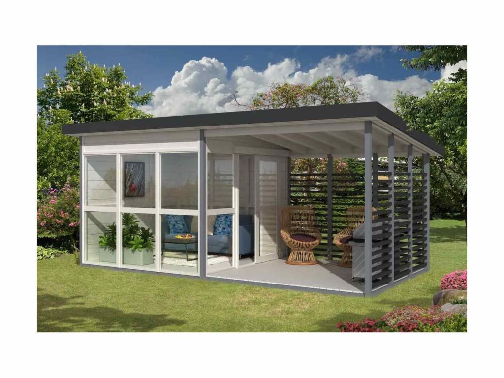 Allwood Solvalla | 172 SQF Studio Cabin Kit, Garden House