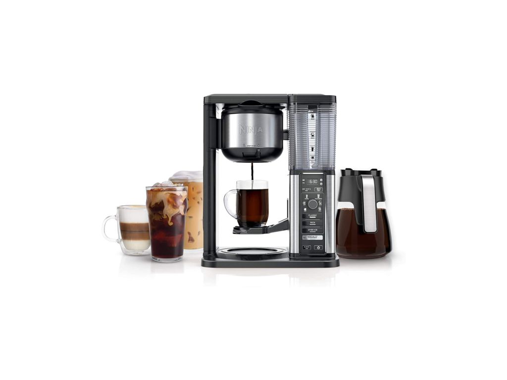 Ninja Specialty Coffee Maker, with 50 Oz Glass Carafe, Black and Stainless Steel Finish