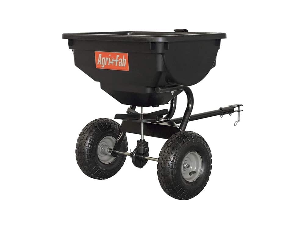 Agri-Fab 85 lb. Tow Broadcast Spreader 45-0530 85 lb. Tow Broadcast Spreader, One Size, Black