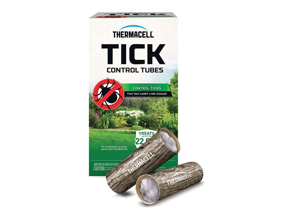 Thermacell Tick Control Tubes for Yards; 24 Tubes; Protects 1 Acre from Ticks; No Spray, No Granules, No Mess; Environmentally Friendly Alternative to Tick Spray & Tick Repellent