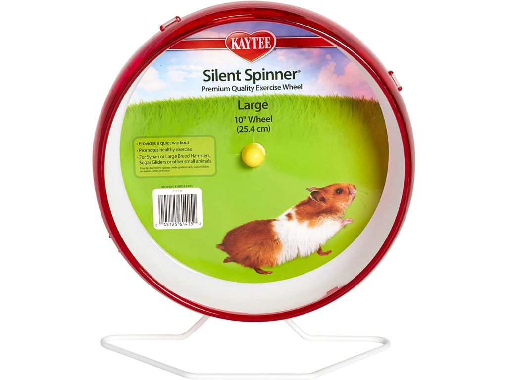 Kaytee Silent Spinner 10" Exercise Wheel, Large, Colors May Vary
