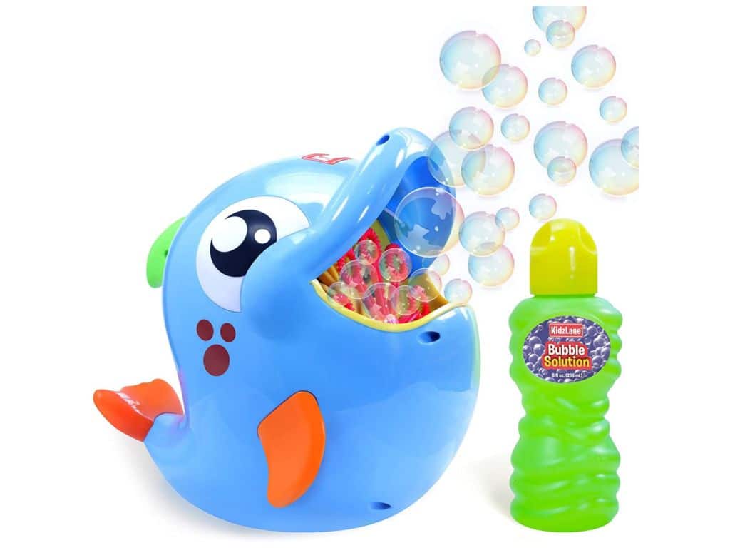 Kidzlane Bubble Machine – Bubble Blower Makes Big Bubbles 500-1000 Bubbles Per Minute - Automatic Bubble Machine for Kids and Toddlers Outdoor Age 3+