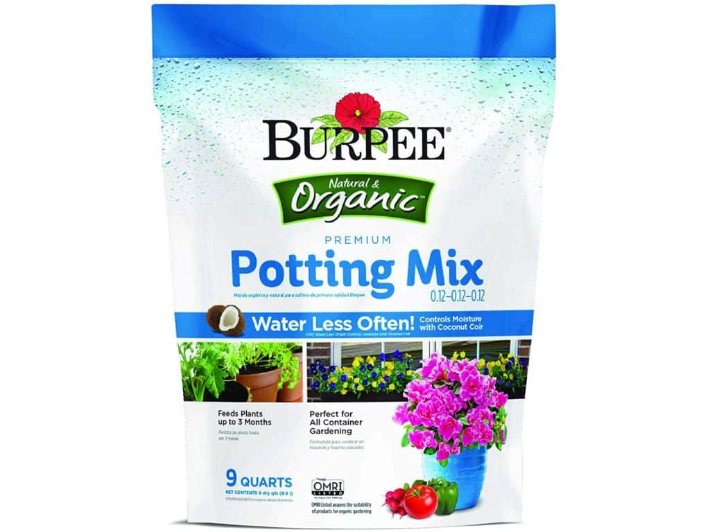 Burpee Premium Organic Potting Mix, 9 Quart