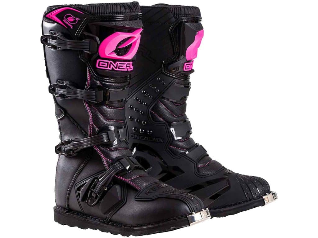 O'Neal 0325-710 Womens New Logo Rider Boot (Black/Pink, Size 10)